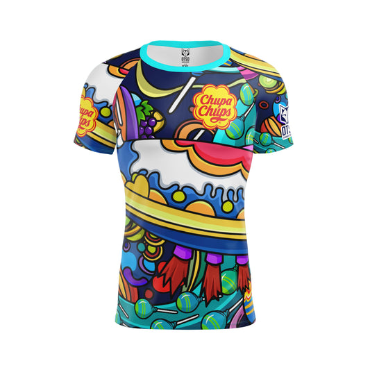 Chupa Chups Space Camiseta Manga Curta Masculina