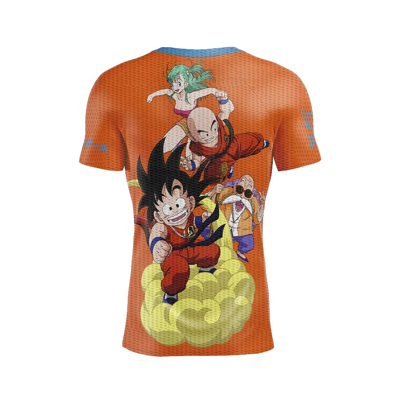 Camiseta masculina de manga curta - Dragon Ball Kintoun