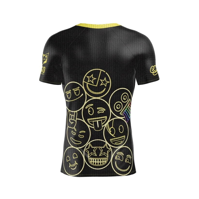 Magliette manica corta uomo - Emoji Neon Faces