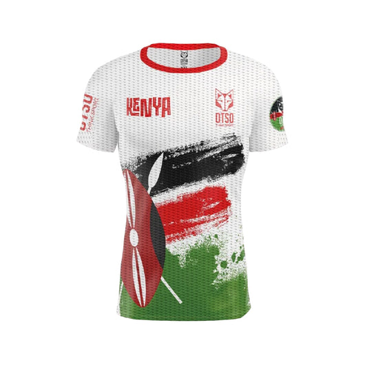 Camiseta de manga curta para homem - Kimbia Quénia