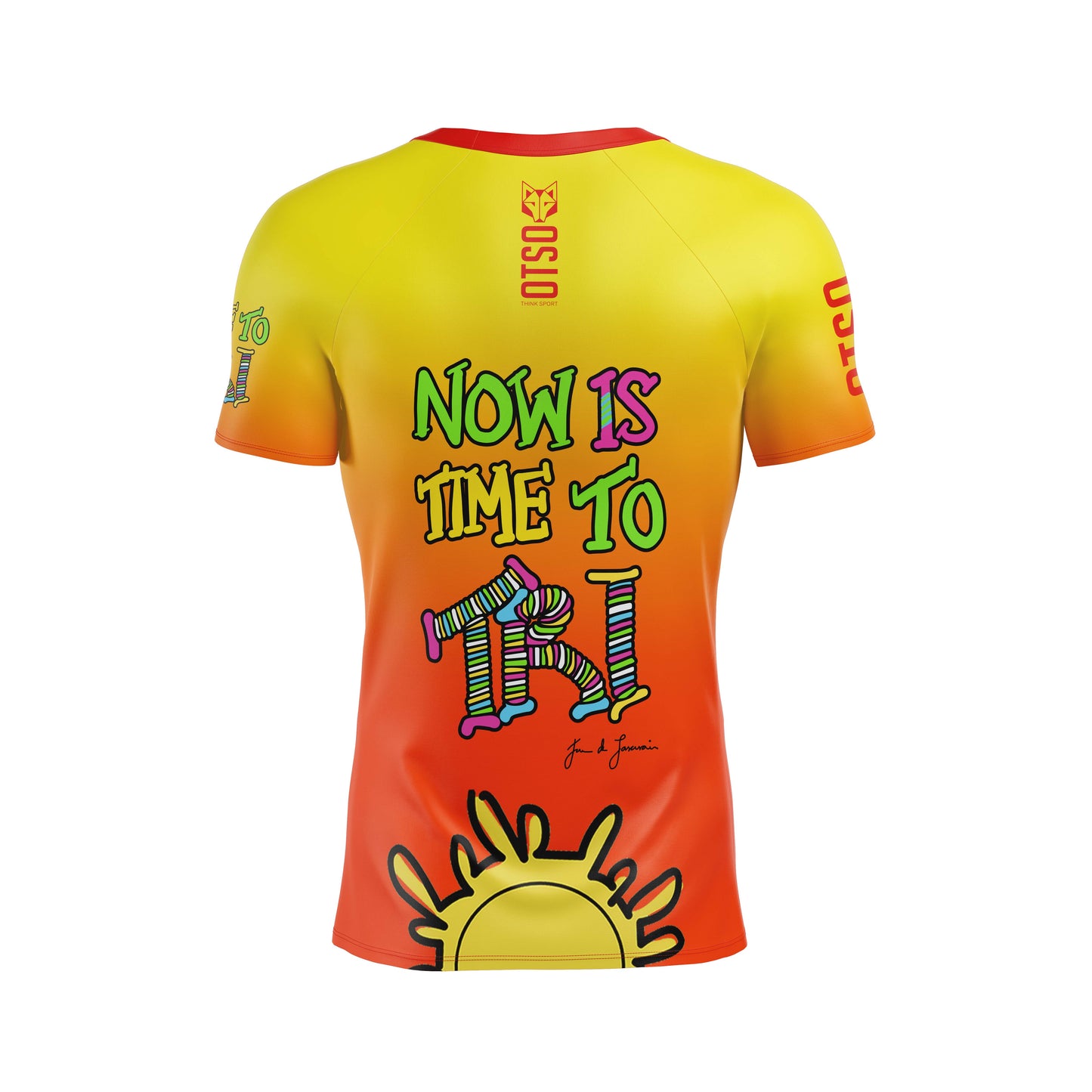 Men's short sleeve t-shirt - Time to Tri Run