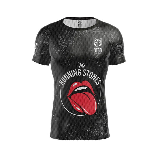 T-shirt de manga curta para homem - Running Stones