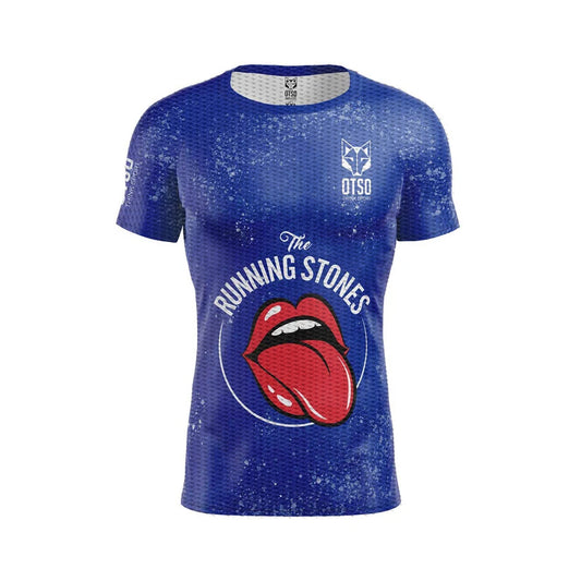 Samarreta màniga curta home - Running Stones Blue