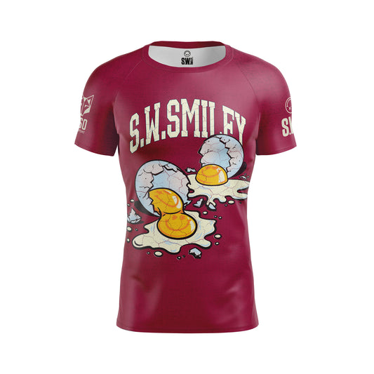 Men's short sleeve t-shirt - S.W.Smiley Concrete Canvas Egg