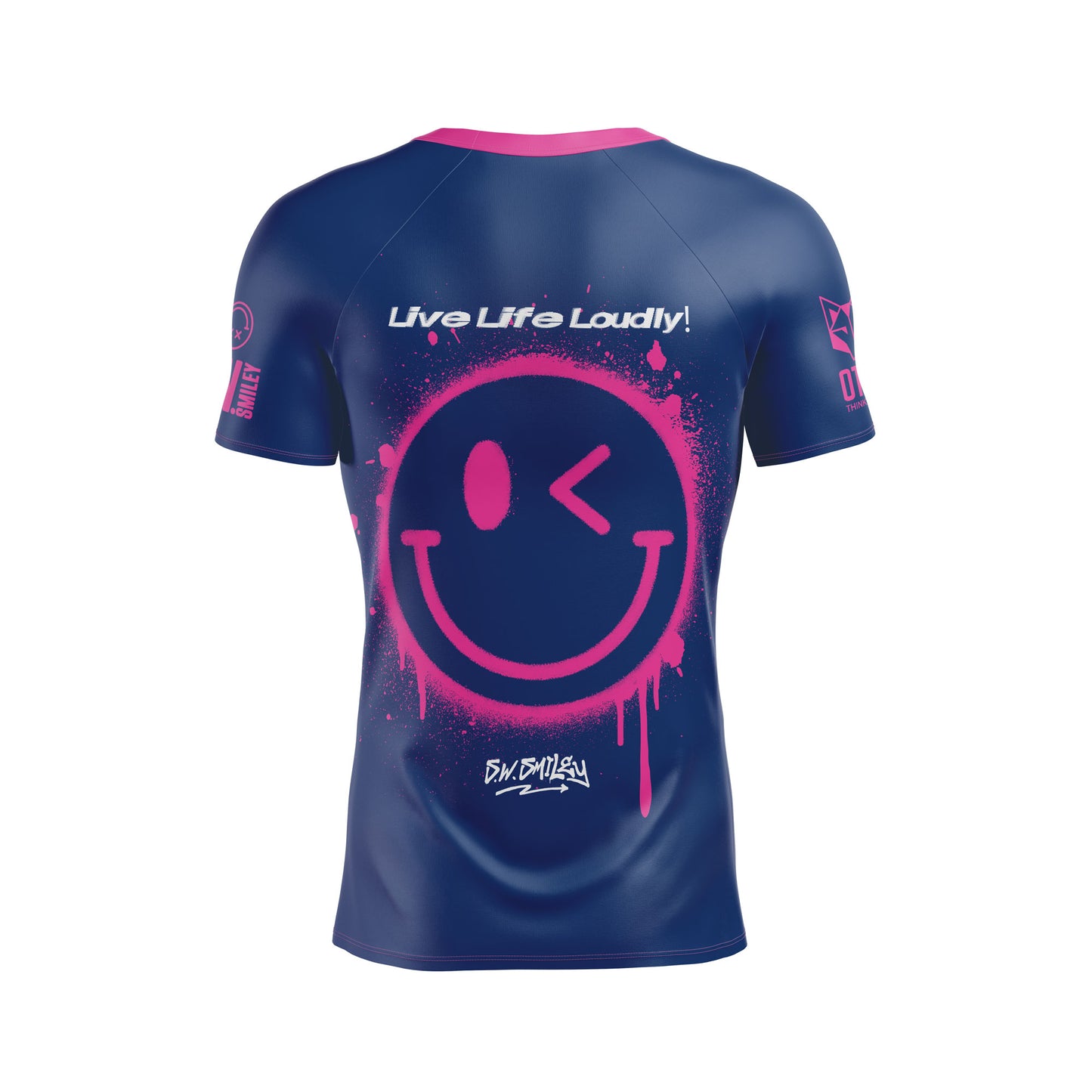 Camiseta manga corta hombre - S.W.Smiley Graffiti