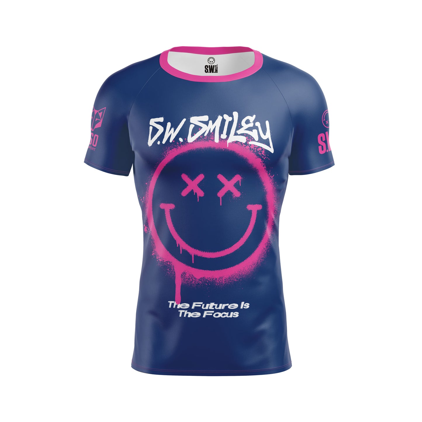 Camiseta manga corta hombre - S.W.Smiley Graffiti