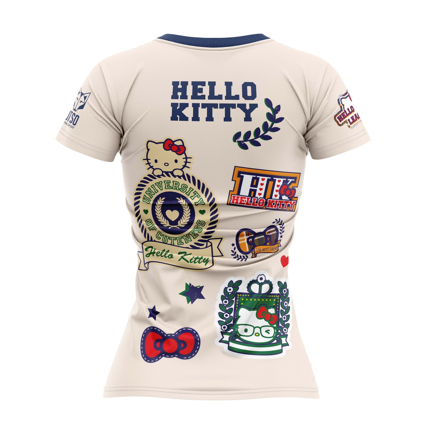 Samarreta màniga curta nena i dona - Hello Kitty Cheerleading