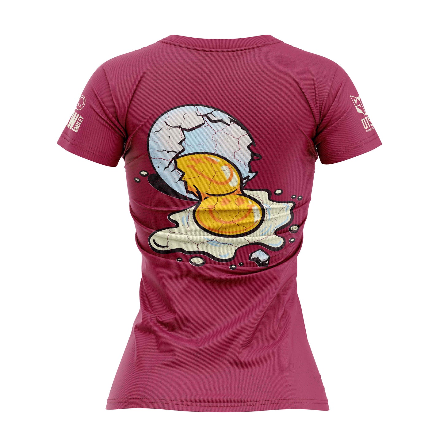 Maglietta manica corta donna - S.W.Smiley Concrete Canvas Egg