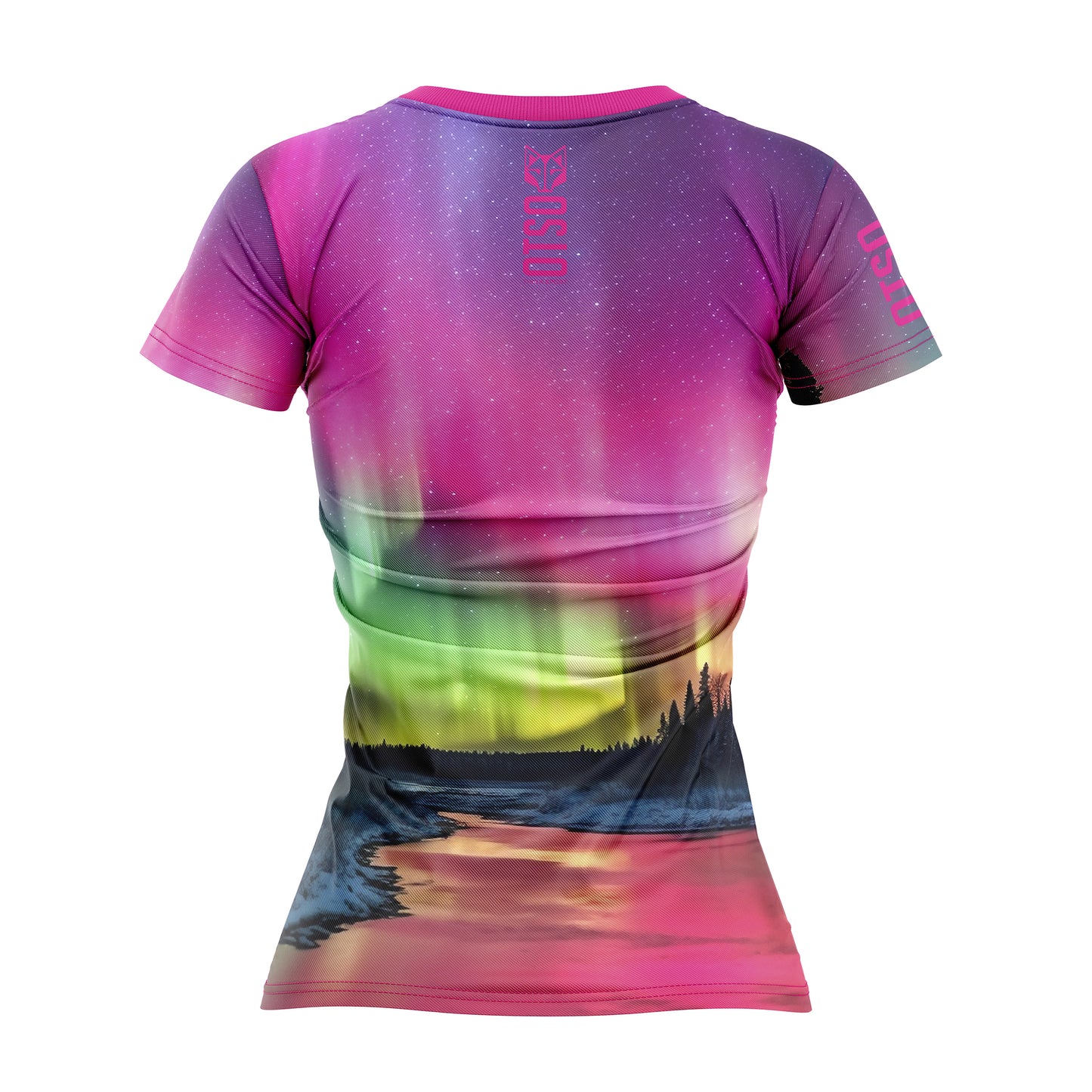 Women's short sleeve t-shirt - Auroras Boreales