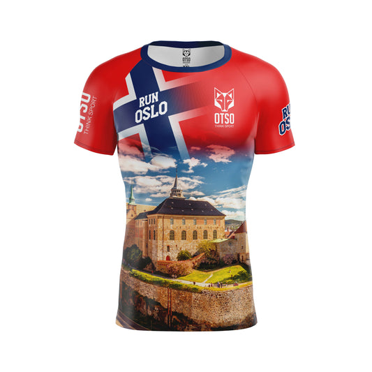 Camiseta manga corta hombre - Run Oslo 2024 (Outlet)