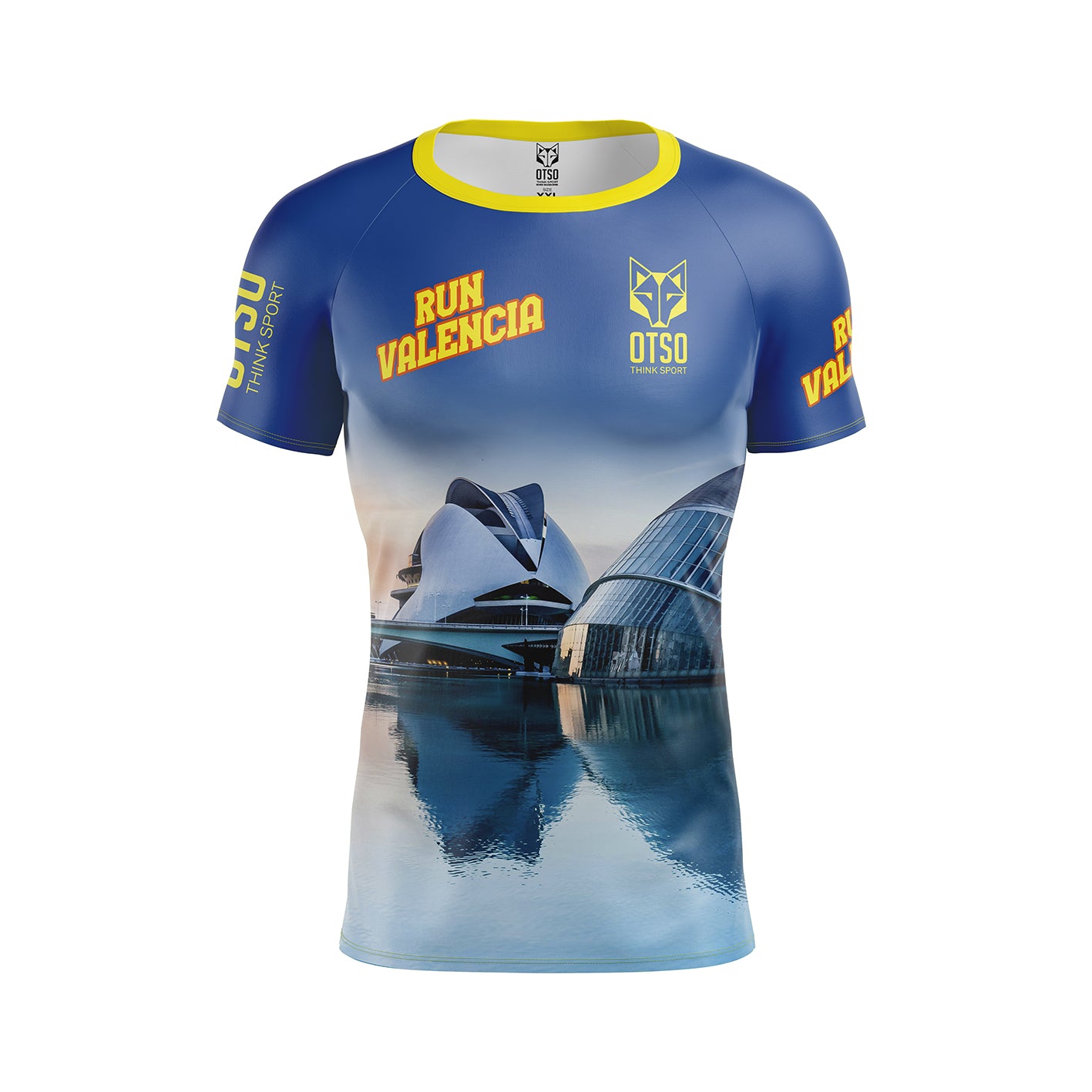 Camiseta manga curta masculina - Run Valencia 2024 (Outlet)