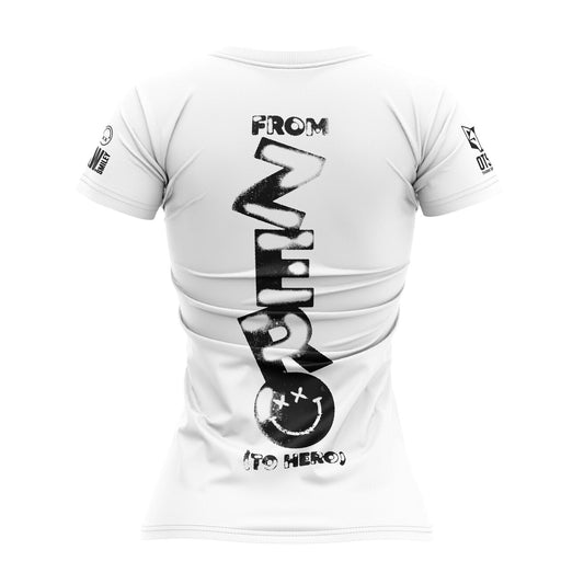 Camiseta manga corta mujer - S.W.Smiley Airbrushed Infinity