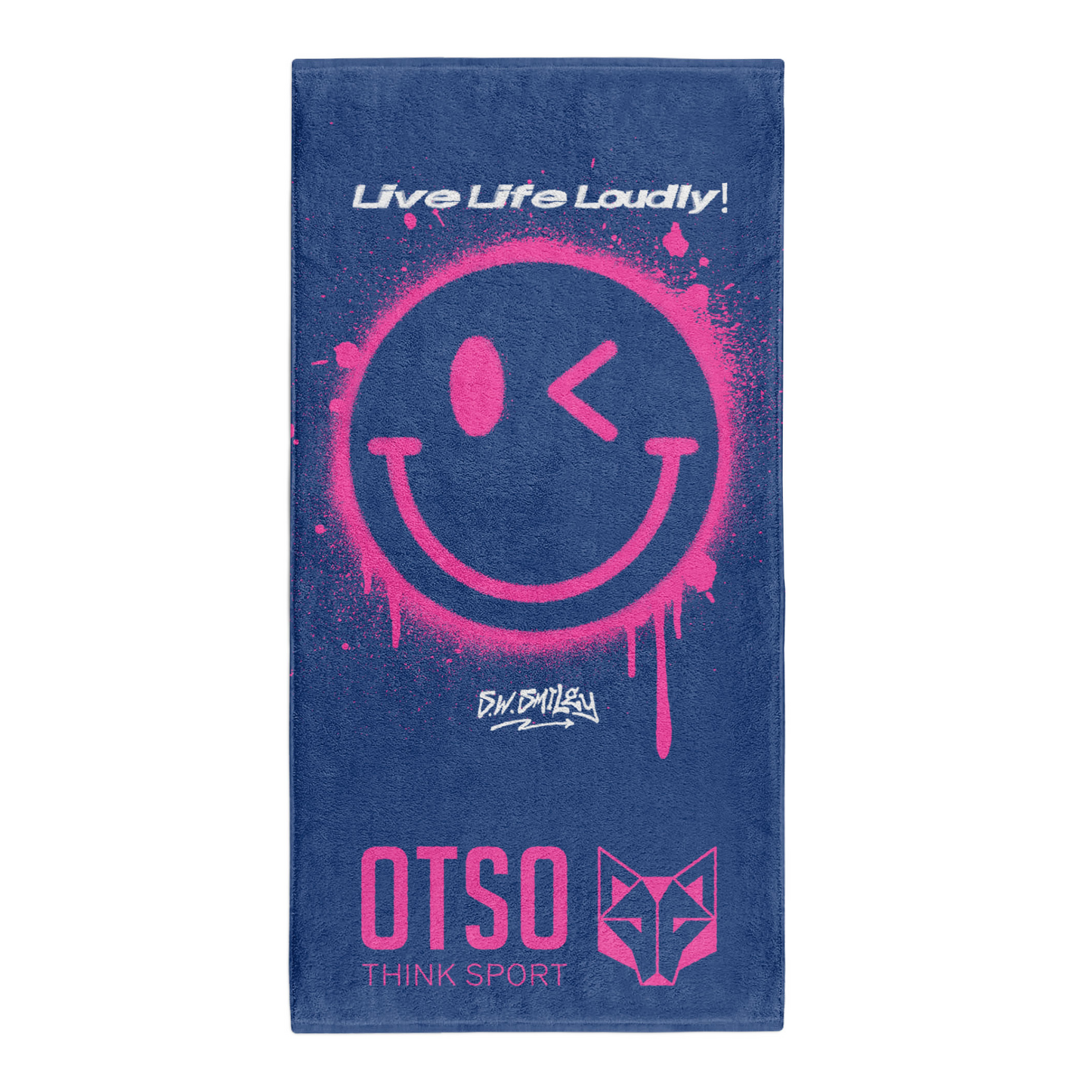 Toalla de microfibra - S.W.Smiley Graffiti