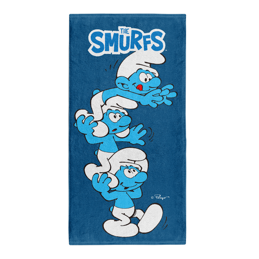 Toalla de microfibra - Smurfs Tower