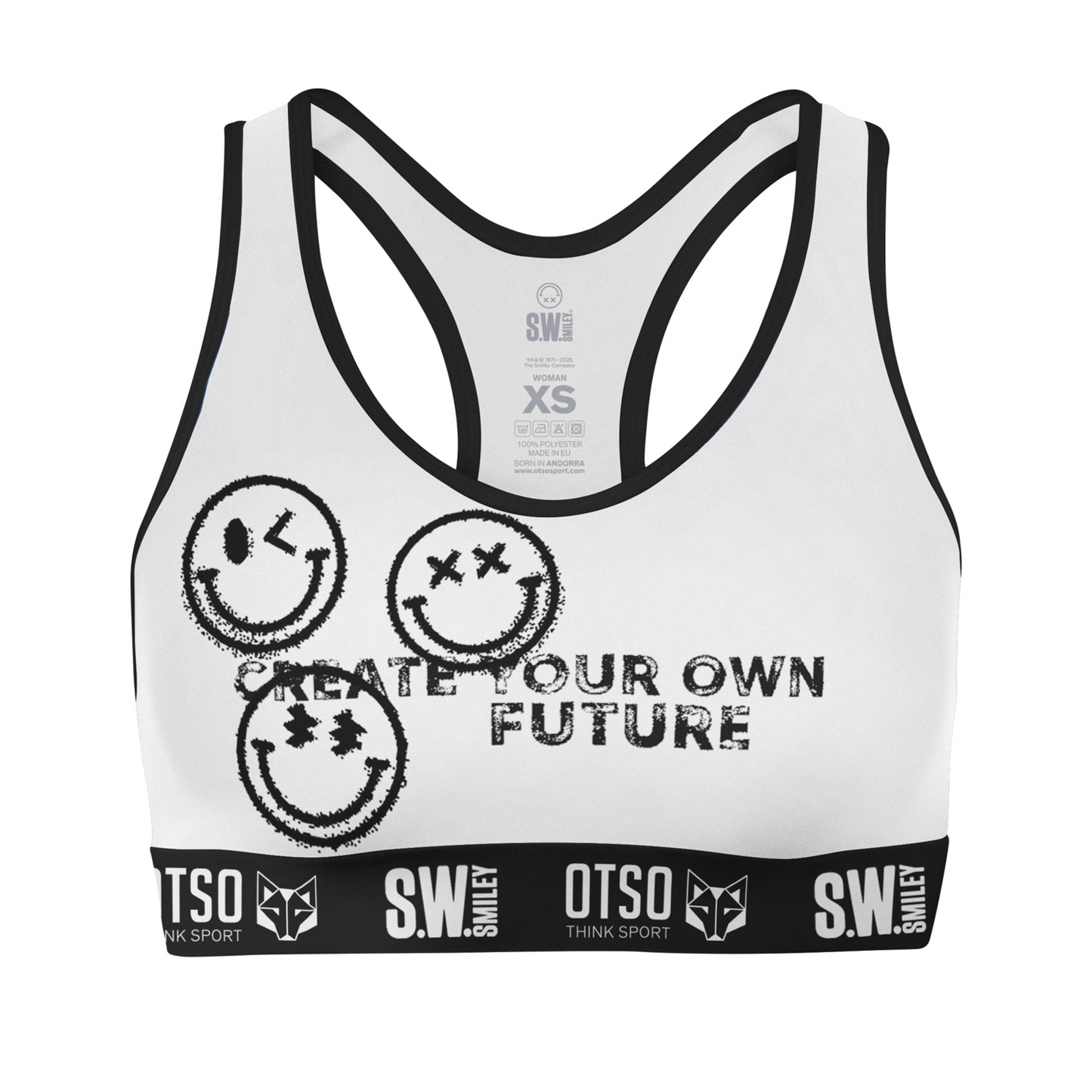 Top esportiu - S.W.Smiley Airbrushed Infinity