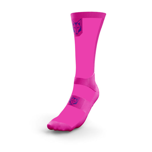 Socks Ultralight High Cut Fluo Pink