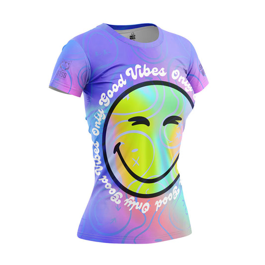T-shirt manches courtes femme - SmileyWorld Vibes