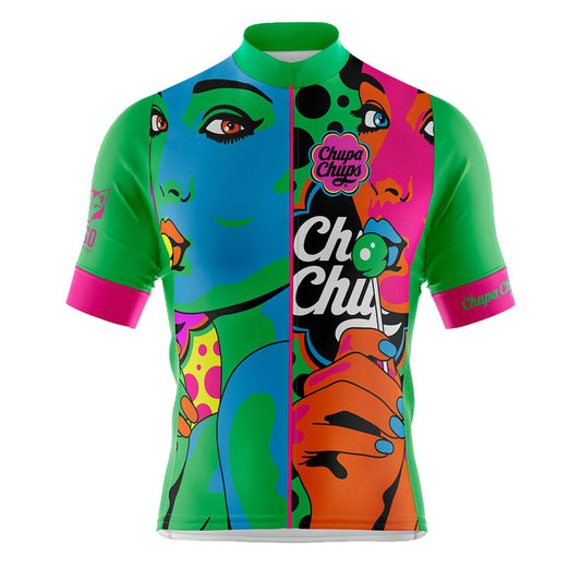 Camisa de ciclismo masculina de manga curta Chupa Chups Warhool (Outlet)