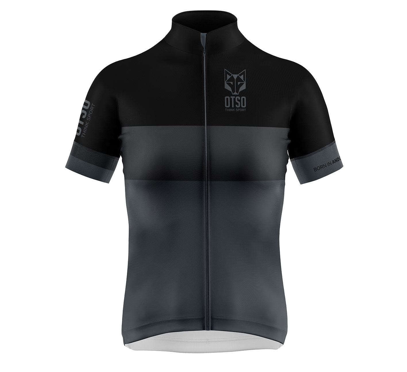 Women's short sleeve cycling jersey - Black