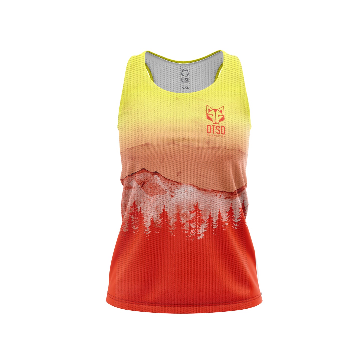 Camiseta sin mangas mujer - Orange Forest
