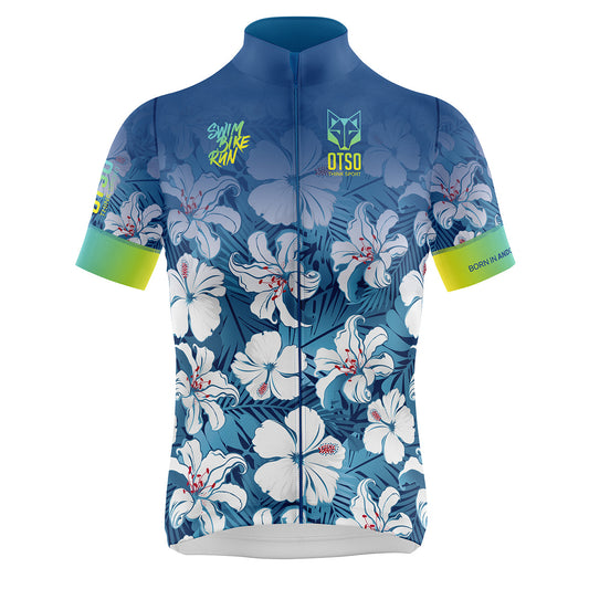 Maglia da ciclismo a manica corta da donna - Flowers