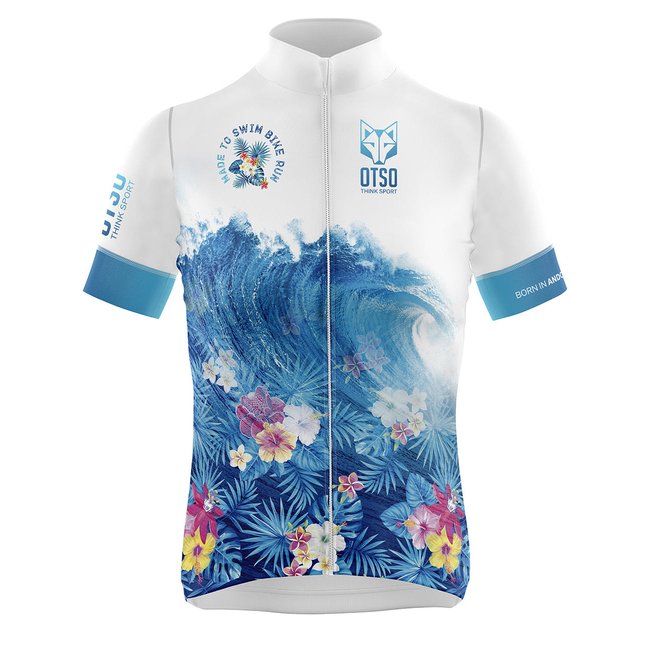 Maglia da ciclismo a manica corta da donna - Flowers