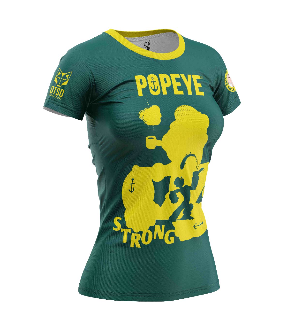 T-shirt manches courtes femme - Popeye Strong