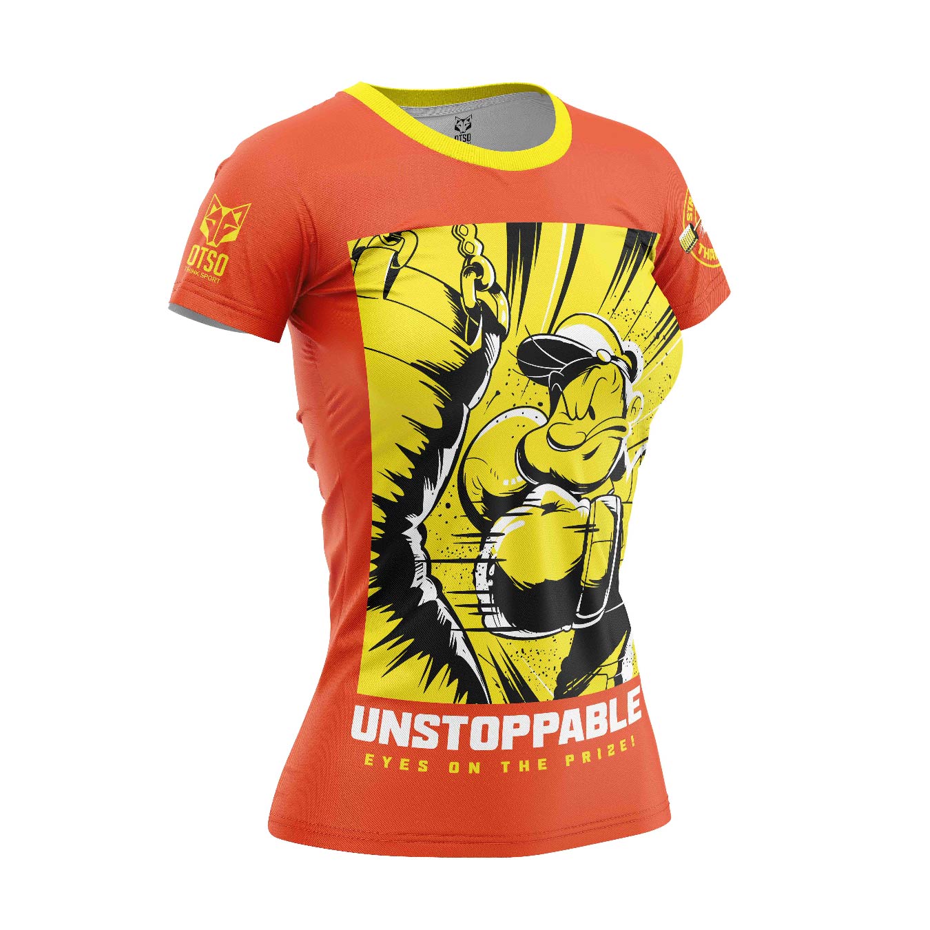 T-shirt manches courtes femme - Popeye Unstoppable