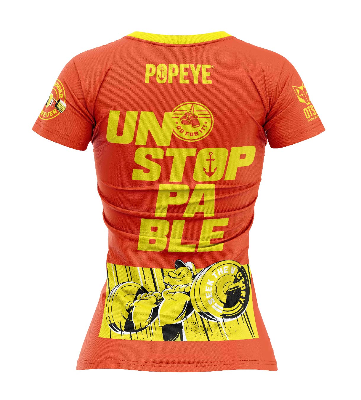 T-shirt manches courtes femme - Popeye Unstoppable