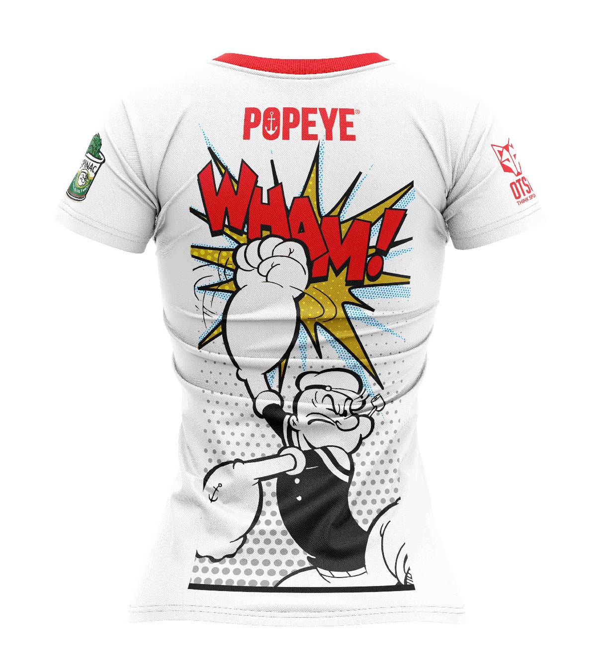 T-shirt manches courtes femme - Popeye Pop Art
