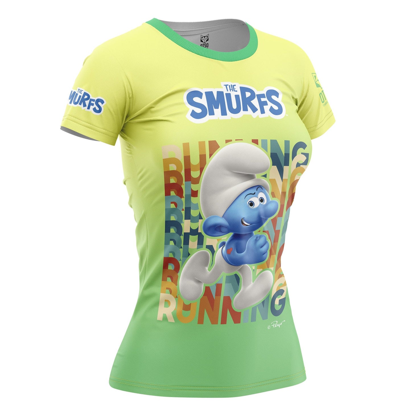 T-shirt manches courtes femme - Smurf Running