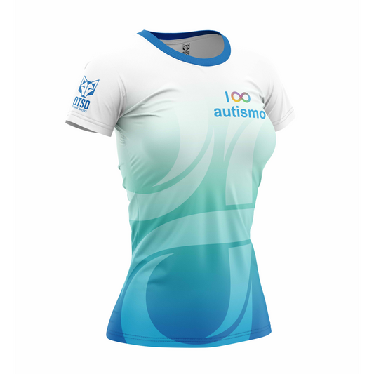 Camiseta de manga curta mulher - Dia Internacional do Autismo 2025