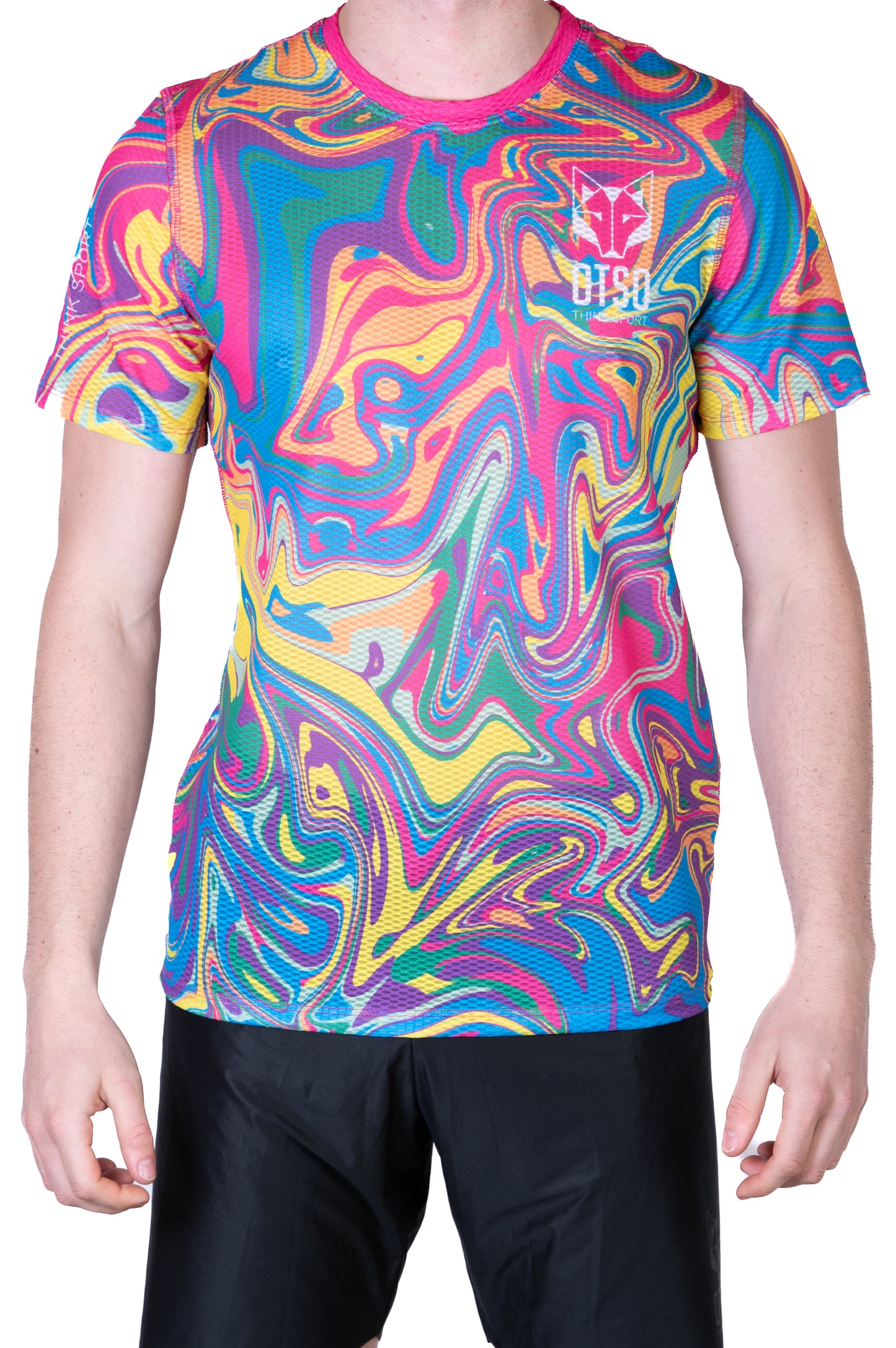 T-shirt de manga curta para homem - Psychedelic