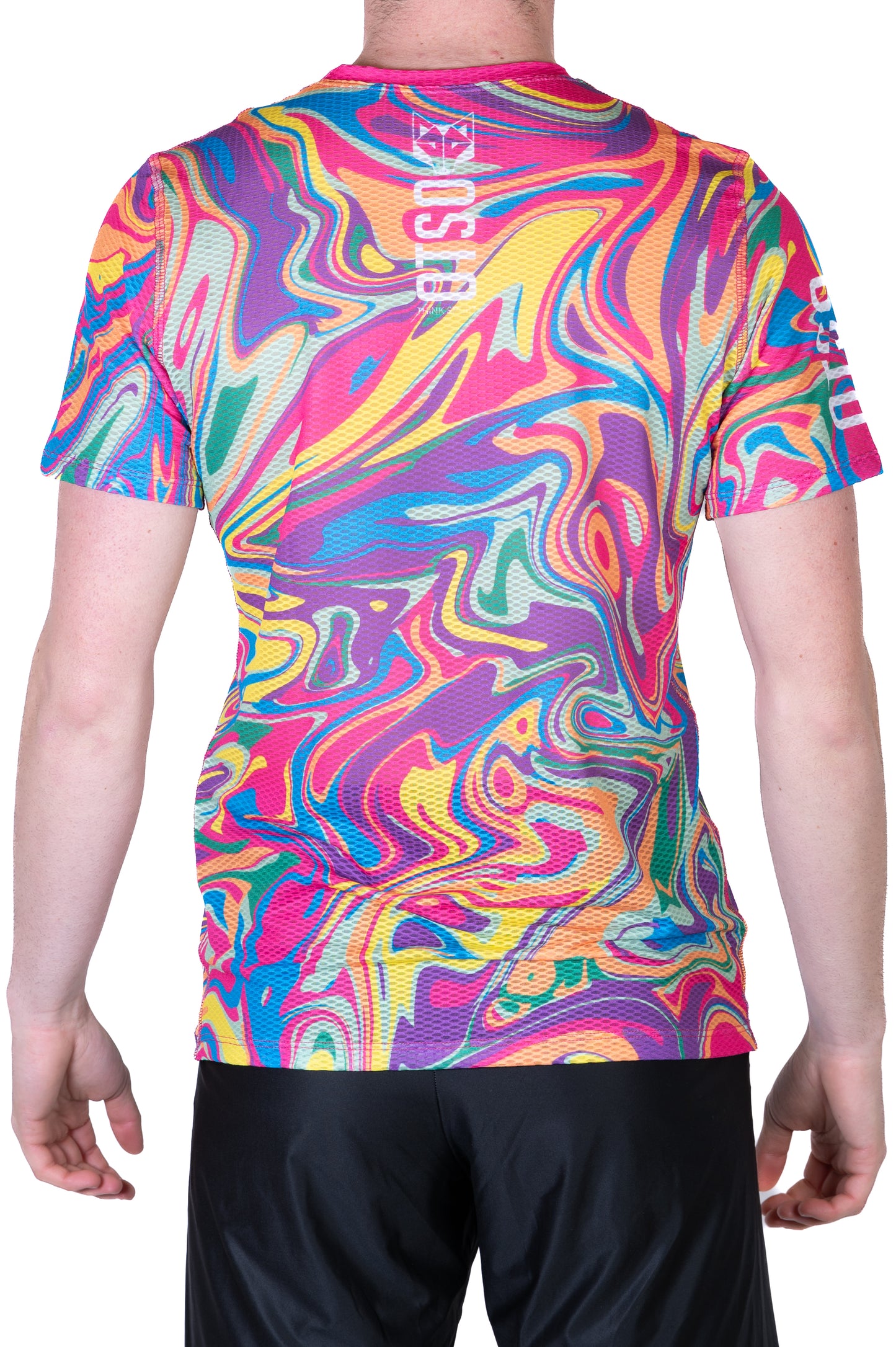 T-shirt de manga curta para homem - Psychedelic