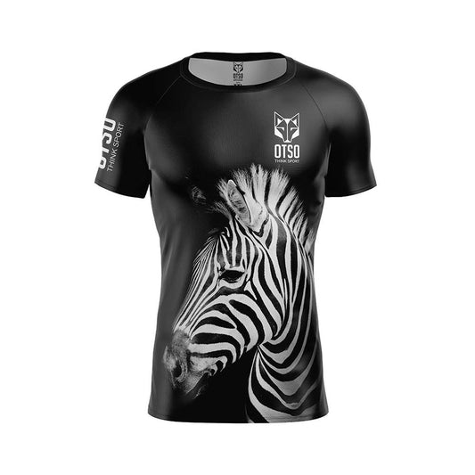 T-shirt de manga curta para homem - Zebra