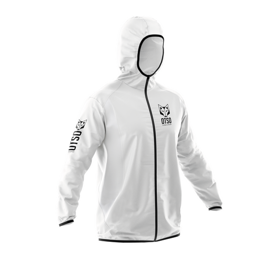 Waterproof Jacket - White & Black