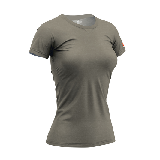 Camiseta de manga corta de lana merino mujer - Oneone