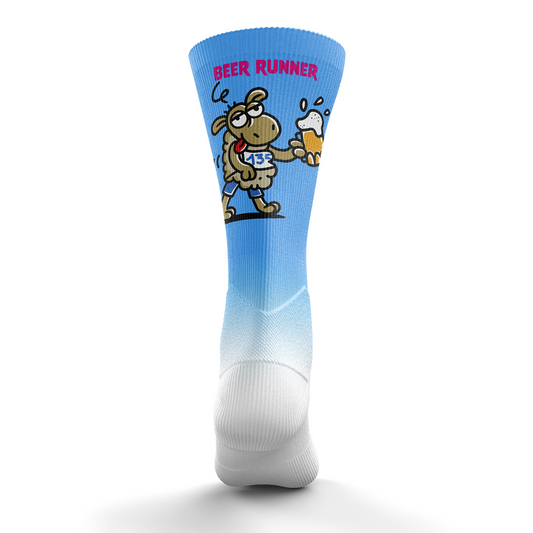 Calcetines Sublimados - Kukuxumusu Beer Runner