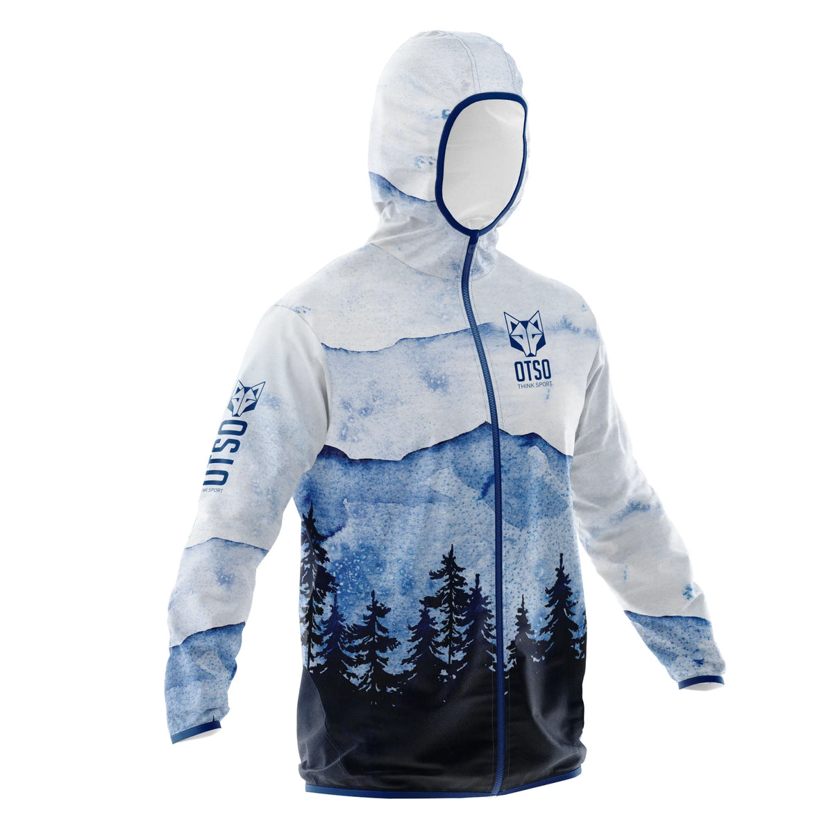 Running Jacket - Blue Forest