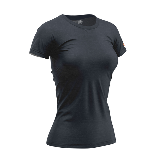Camiseta de manga corta de lana merino mujer - Waro