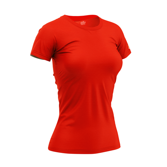 Camiseta de manga corta de lana merino mujer - Kura