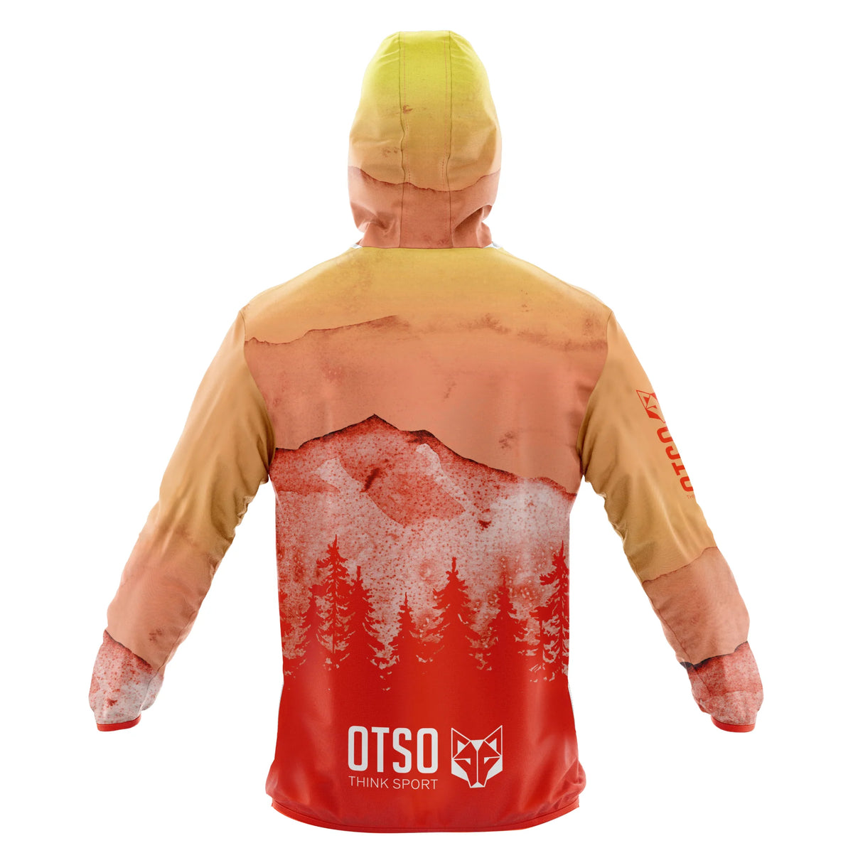 Running Jacket - Orange Forest