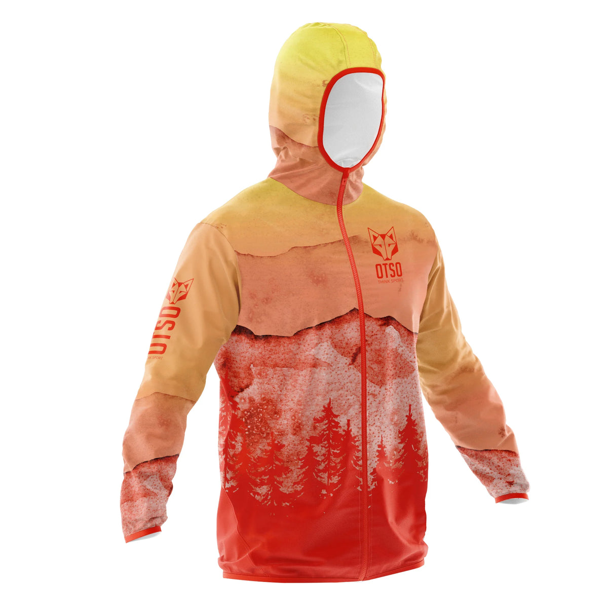 Running Jacket - Orange Forest