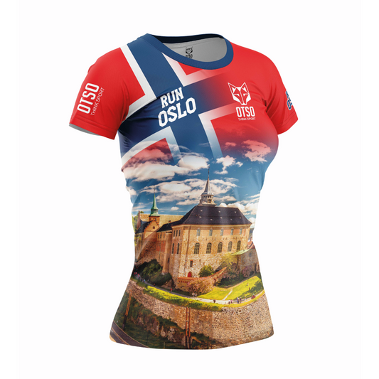 Camiseta feminina de manga curta - Oslo 2024