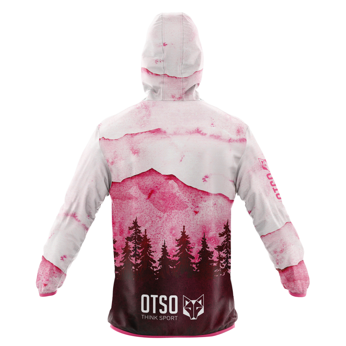 Unisex Running Jacket - Pink Forest