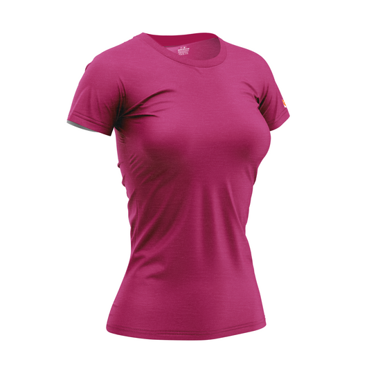 Camiseta de manga corta de lana merino mujer - Amaro