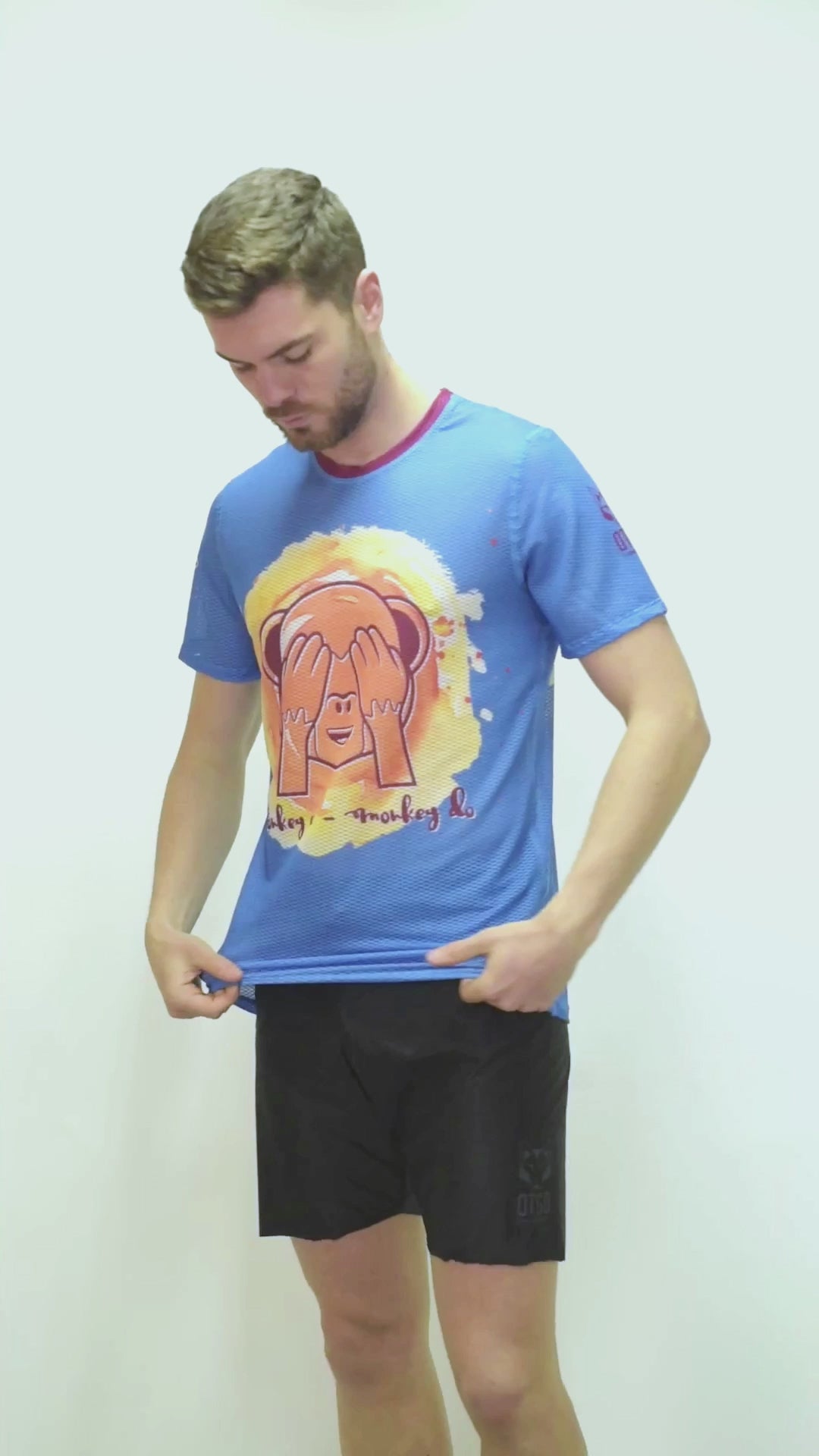 Camiseta manga corta hombre - Emoji Monkey See (Outlet)