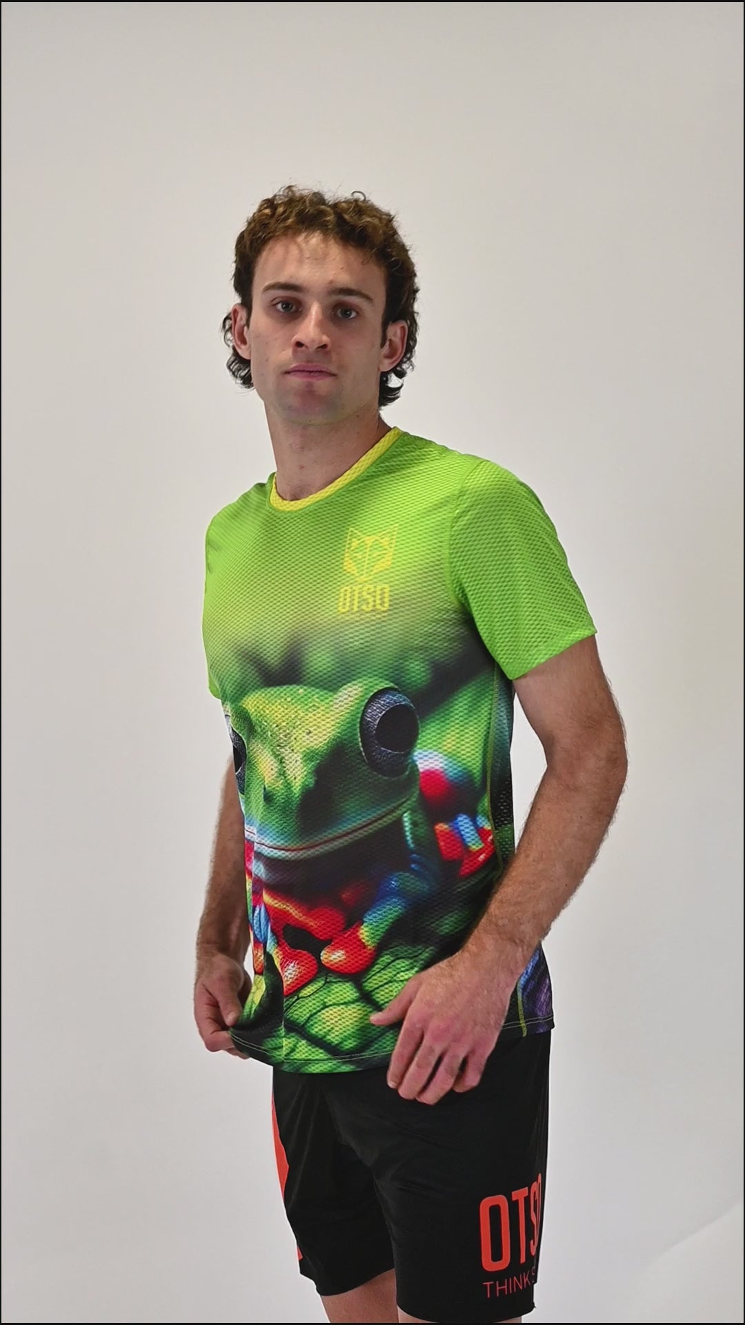 OTSO Men's Short Sleeve Technical Running T-shirt - Frog – OTSO S.L.