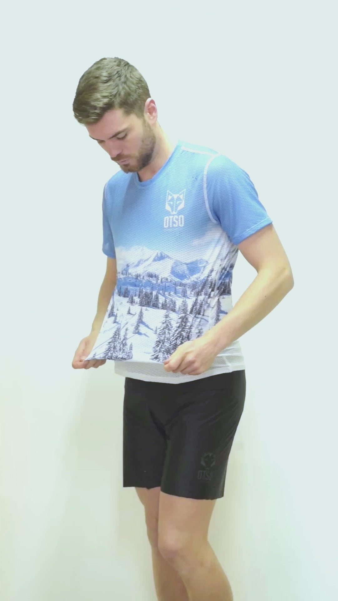 Camiseta manga corta hombre - Snow Forest (Outlet)