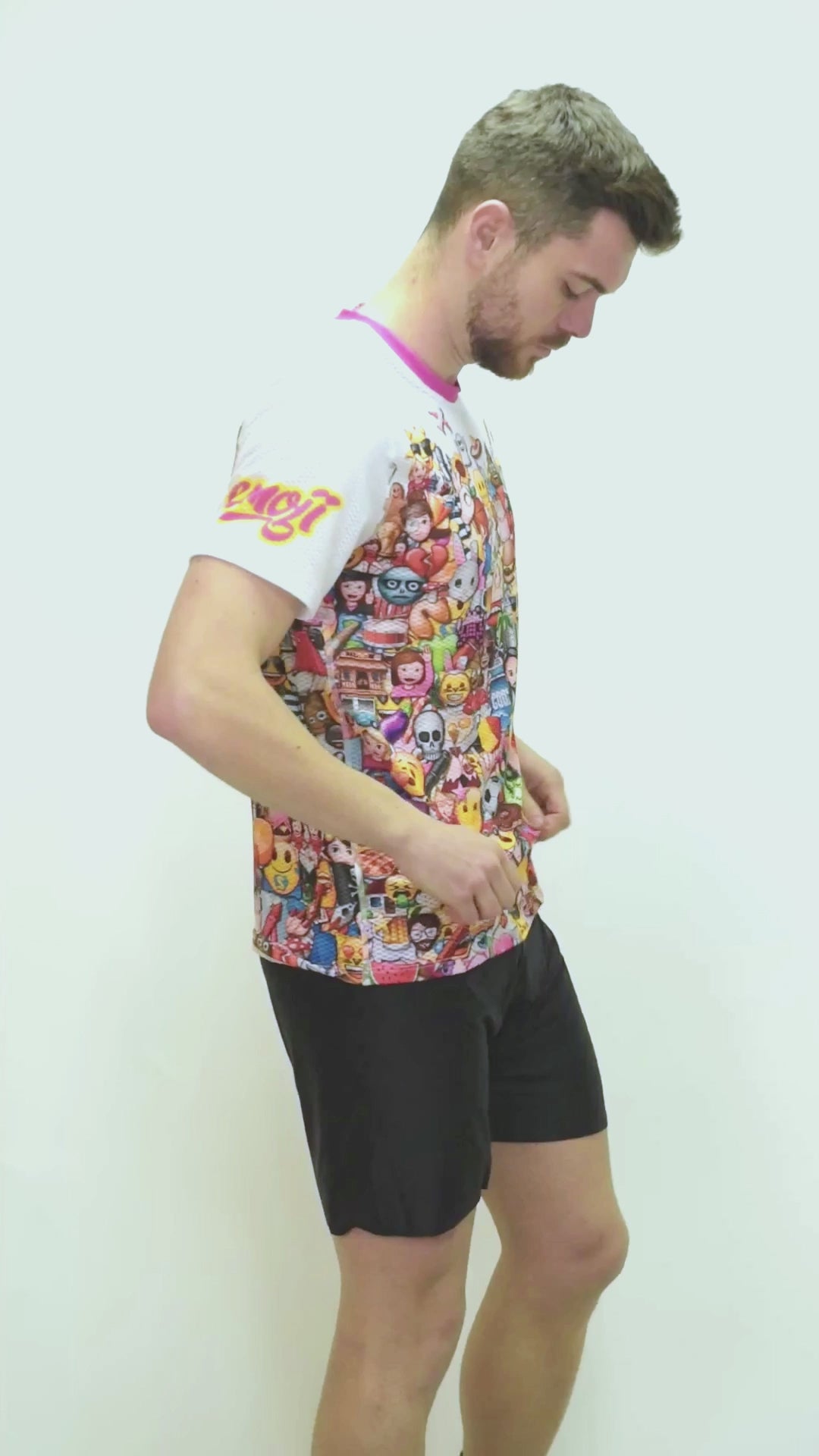Camiseta manga corta hombre - Emoji Big Wave (Outlet)